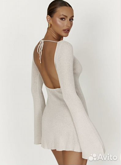 Платье mini с открытой спиной meshki