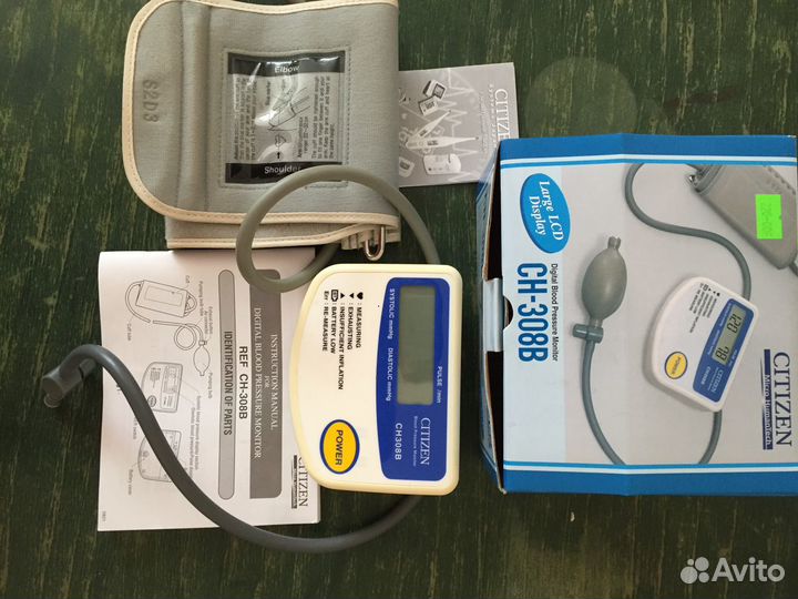 Тонометр citizen CH-308B без груши, Манжета