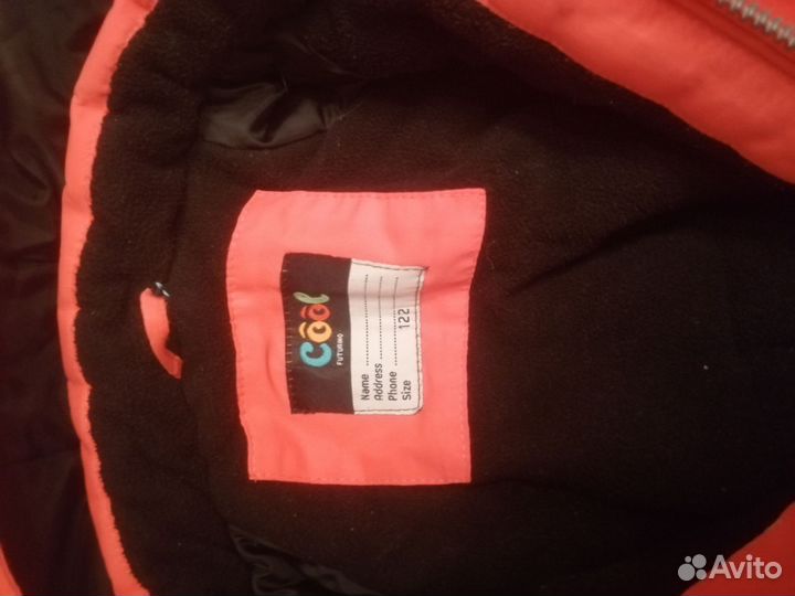 Зимний комбинезон для девочки 122