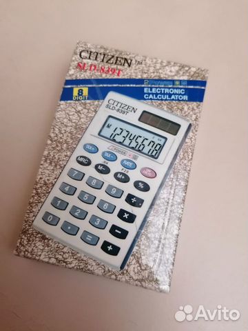 Калькулятор citizen sld-839t