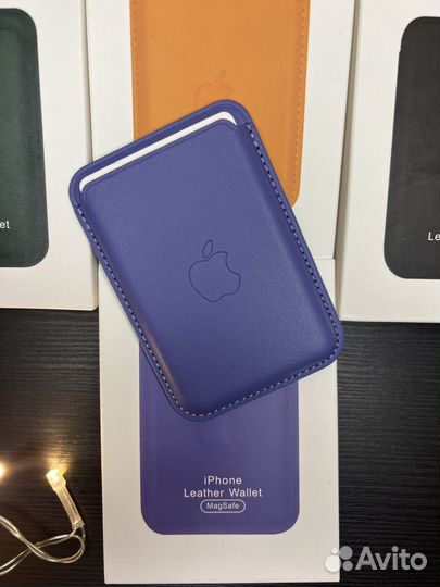 Apple magsafe leather wallet с анимацией