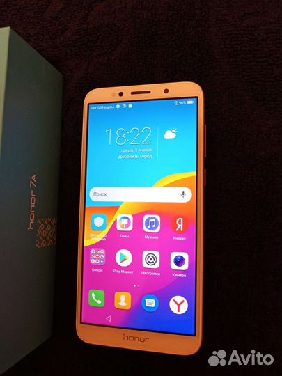Телефон honor 7а