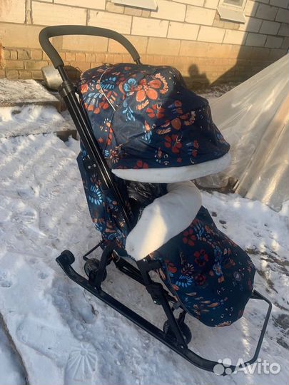 Коляска санки