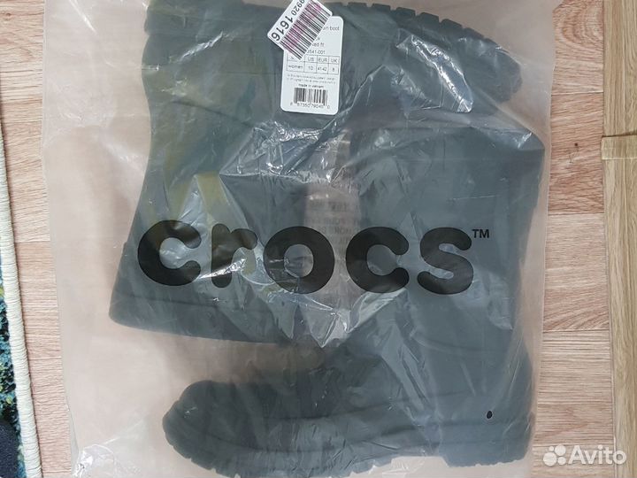 Сапоги резиновые Crocs M8 новые оригинал