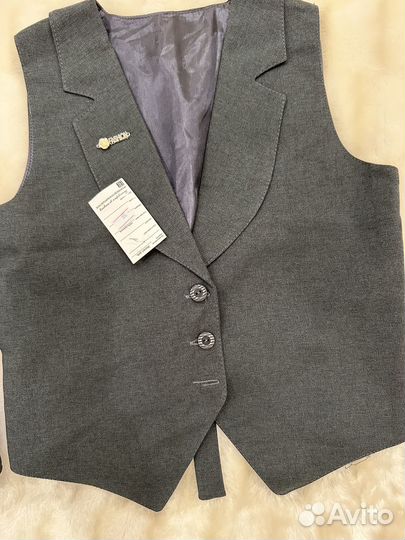 Жилетка школьная для девочки 128 рост 134 рост