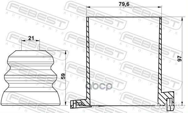 К-кт пыл.+отб. аморт-ра перед. Chevrolet Optra