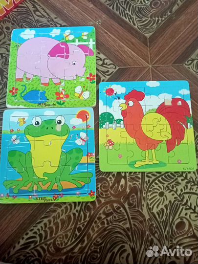 Деревянные пазлы