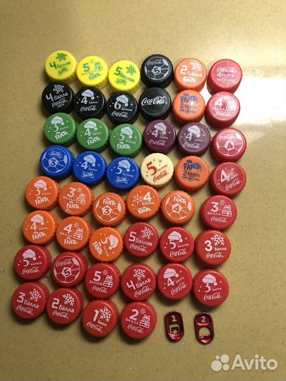 Крышка от coca-cola, fanta