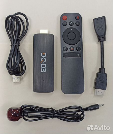 Смарт тв приставка-стик DQ03 2/16гб Android 10