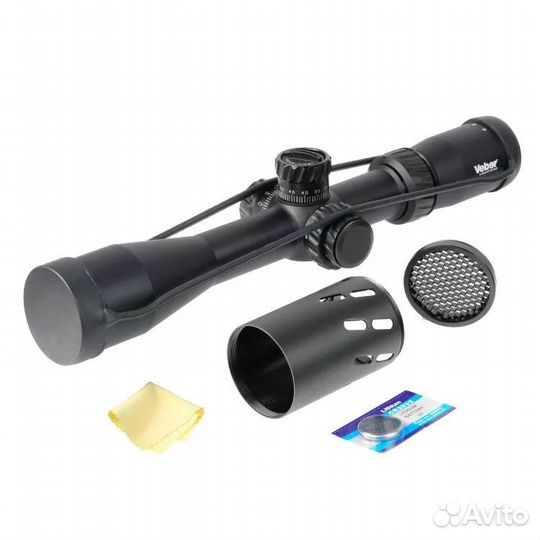 Прицел Veber Black Russian 4-14x44 SF TSS RGB