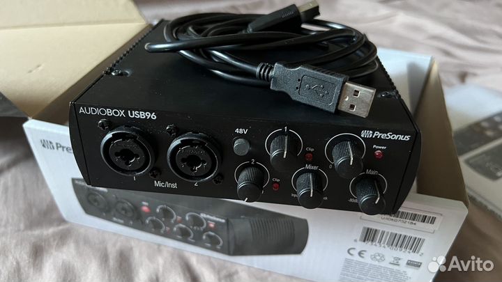 PreSonus AudioBox USB 96 звуковой процессор