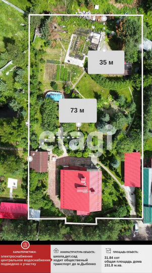 Дом 250 м² на участке 32 сот.