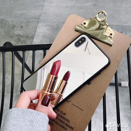 Зеркальные Чехлы на iPhone 14 (Pro/ProMax) Black
