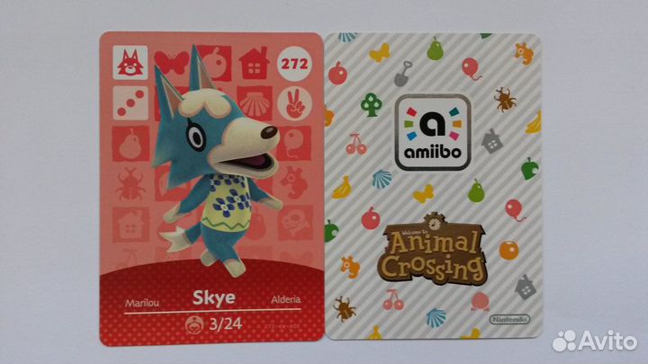 27. Animal Crossing amiibo-карты (271-280) 4U