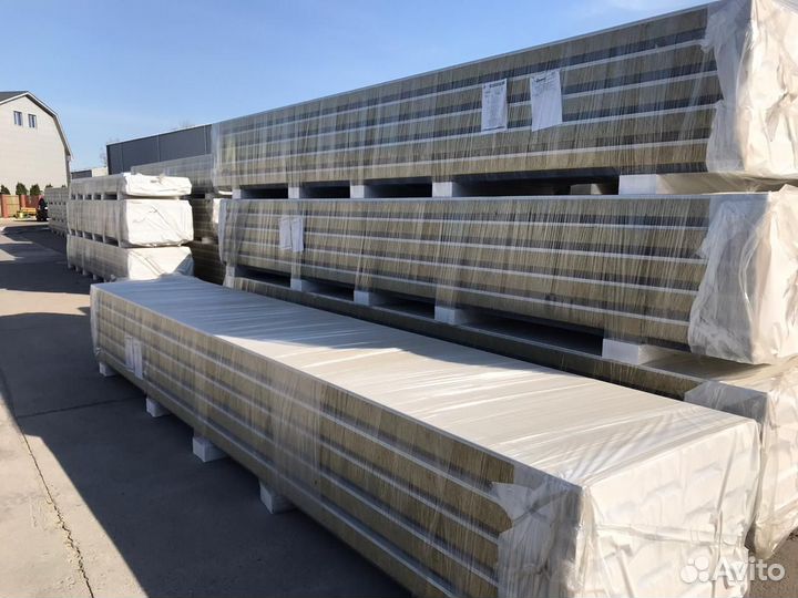 Трехслойные сэндвич-панели 100 мм по ГОСТ 89