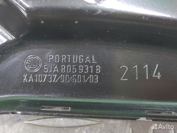 Кронштейн панели передней левый Skoda Rapid 1