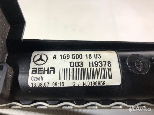 Радиатор двс Mercedes B170 W245 266.940 2007