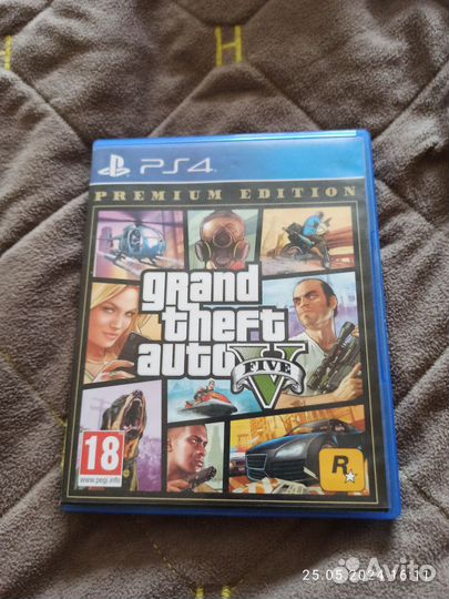 Диски для ps4 игра gta5