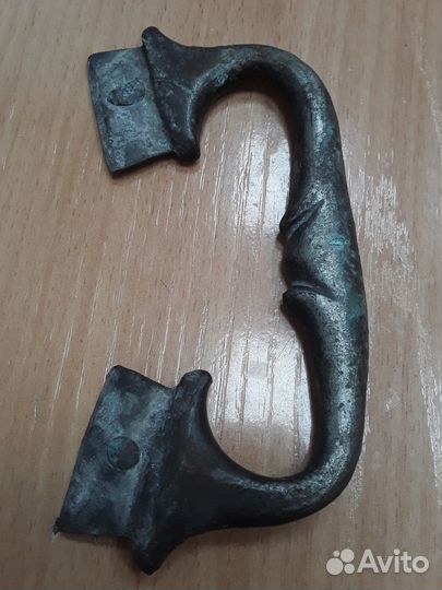 Дверная ручка латунь раритет