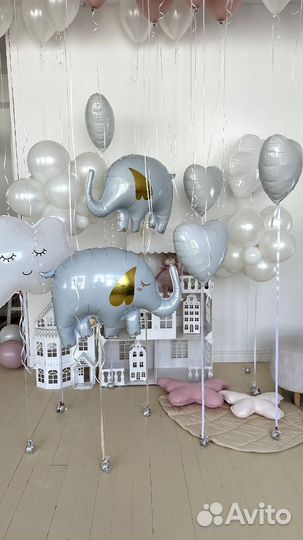 Шарики на выписку из роддома