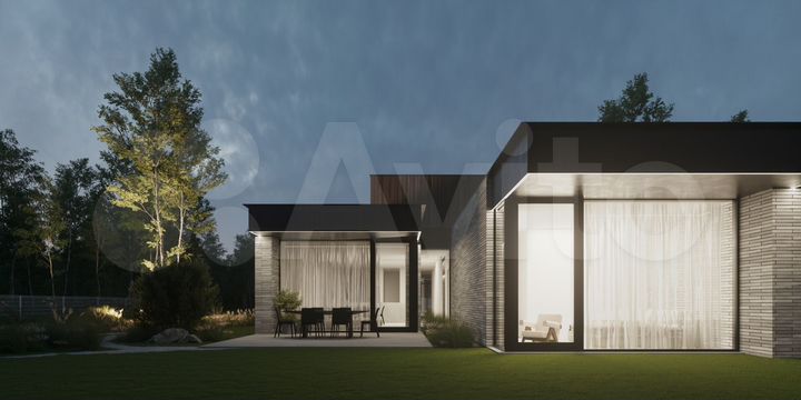 Коттедж 243,8 м² на участке 22,8 сот.