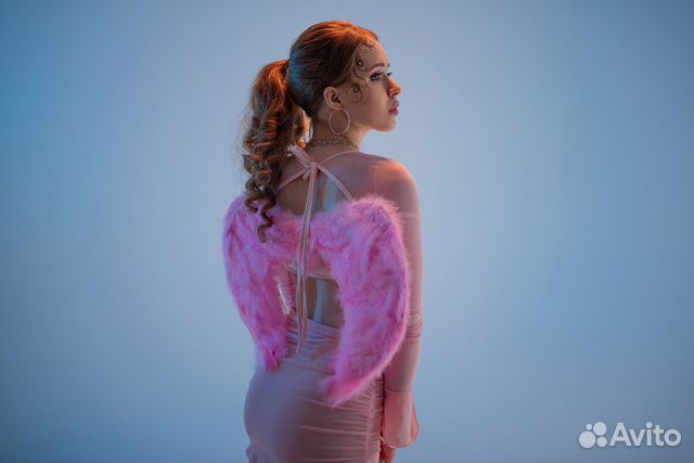 Розовые крылья ангела хэллоуин