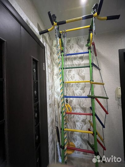 Детская шведская стенка + мягкий пол