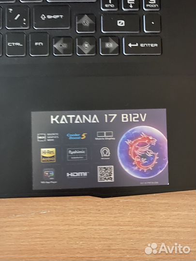 Игровой ноутбук MSI Katana