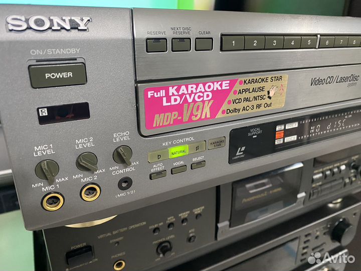 Sony mdp-v9k cd/video cd проигрыватель