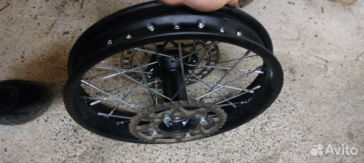 Колесо на питбайк 14