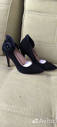 Туфли женские 39 размер натуральная замша