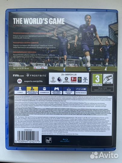 Fifa 23 ps4 диск на русском
