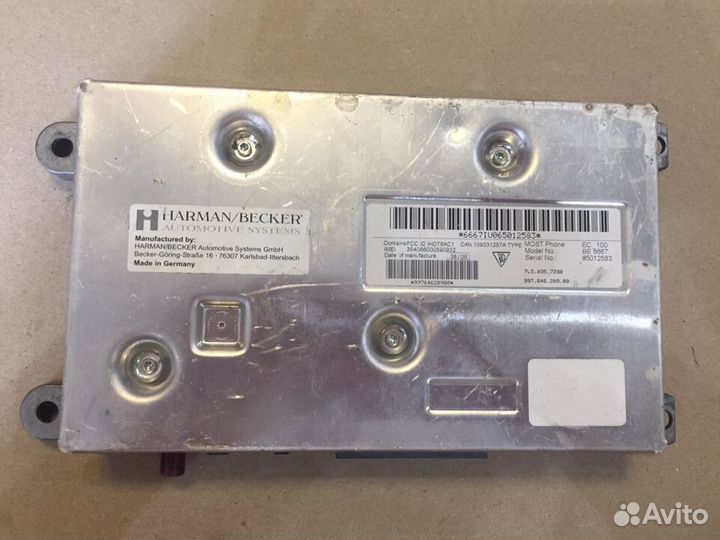 Блок управления телефоном Porsche Cayenne 955