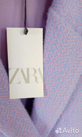 Пиджак zara укороченный новый и брошь