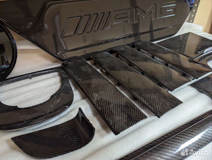 Салон карбон в G class w463a Mansory