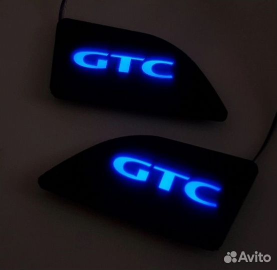 LED подсветка дверных ручек салона дверей Opel