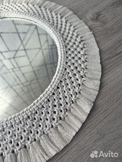 Макраме зеркало