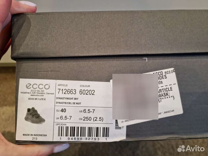 Кроссовки ecco gore-tex