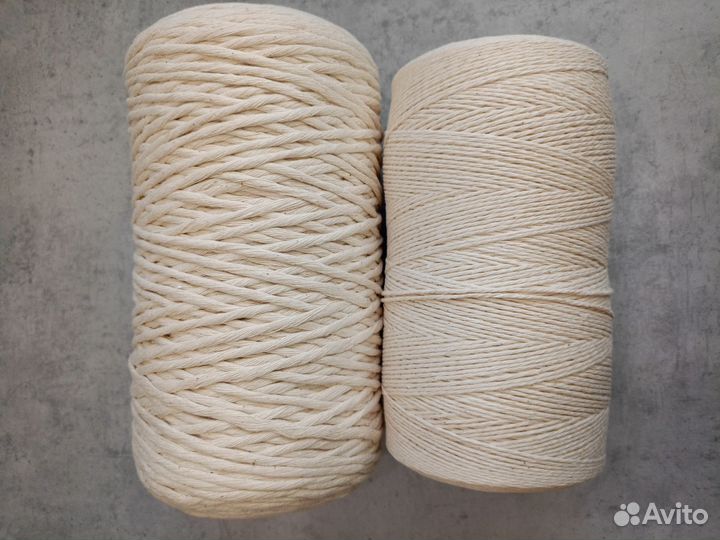 Шнур хлопковый для макраме