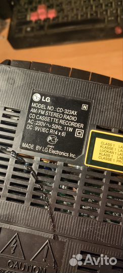 Магнитофоны LG 580AX 323AX M140X