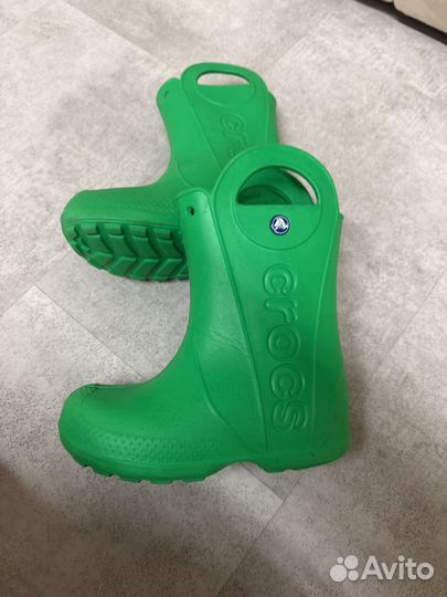 Резиновые сапоги crocs детские