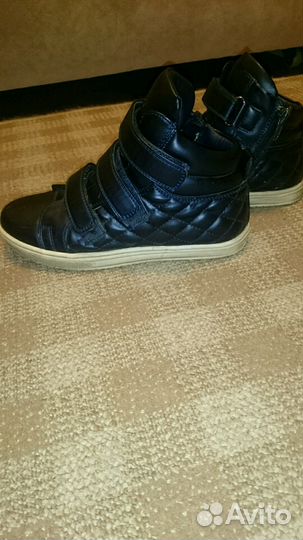 Ботинки осенние на байке