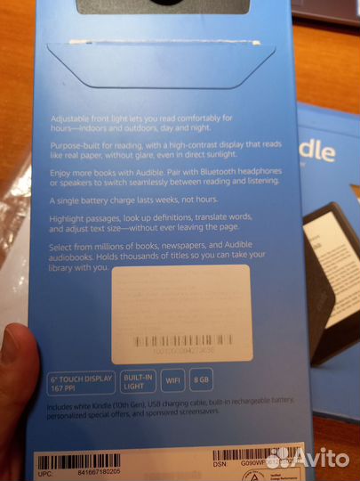 Электронная книга Kindle 10 от Amazon