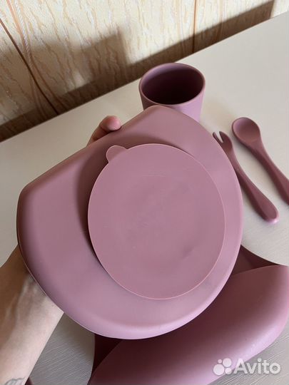 Детская посуда для кормления силиконовая