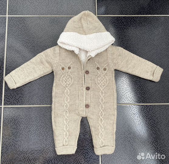 Комбинезон шерстяной 6-9 месяцев