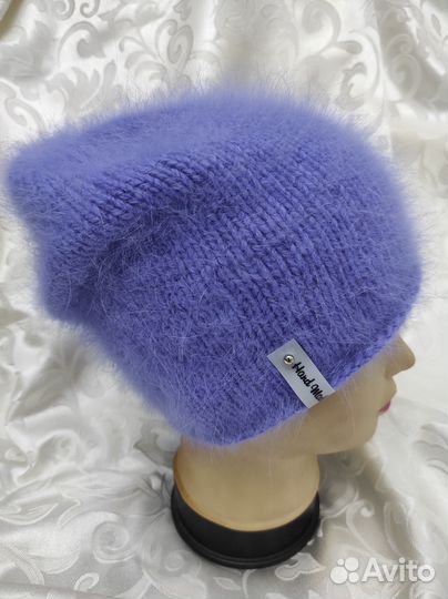 Шапка бини из пуха норки