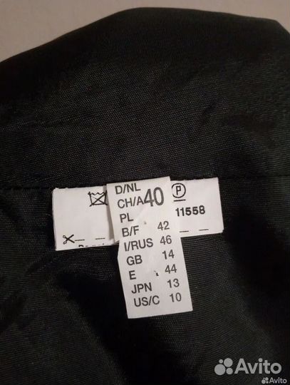 Шерстяная юбка миди с воланами Gerry Weber 46 р