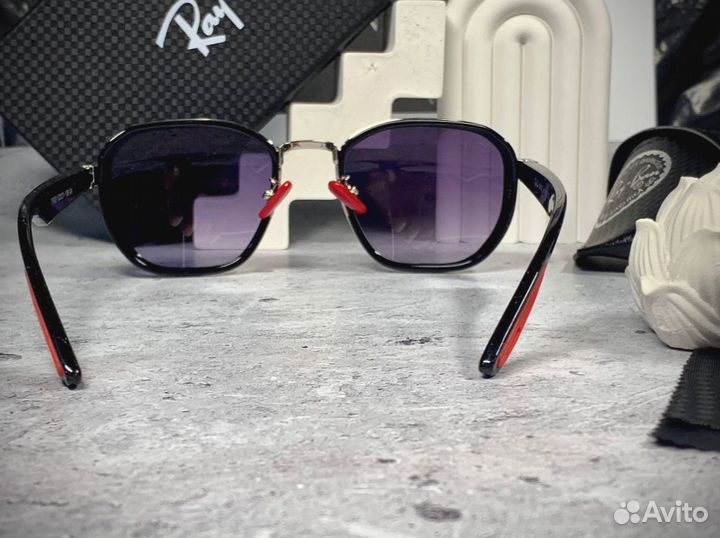 Очки Ray Ban ferrari фиолетовые