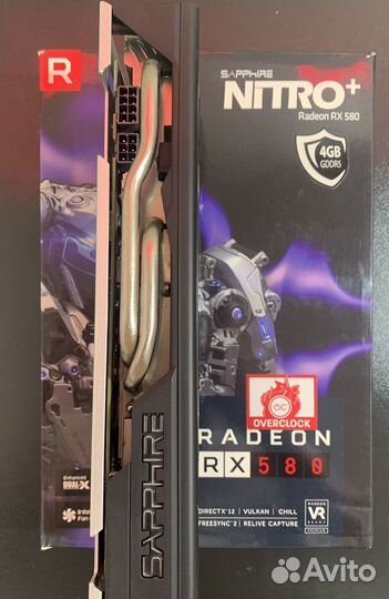 Видеокарта sapphire RX 580 4GB gddr5