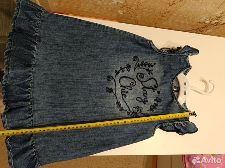 Джинсовые сарафаны для девочки на 3-4 года